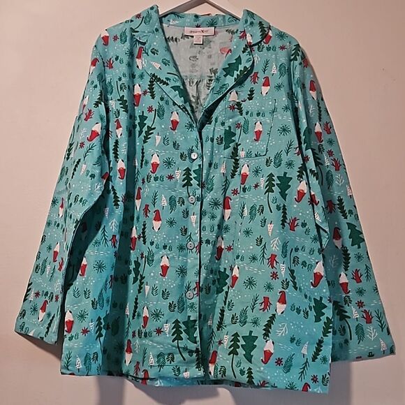 Dreams & Co. Woman pajama top 1X - Picture 1 of 5